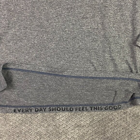 Vineyard Vines Performance On The Go Hoodie Hooded Tee Men's Large Heather Gray - Picture 5 of 11